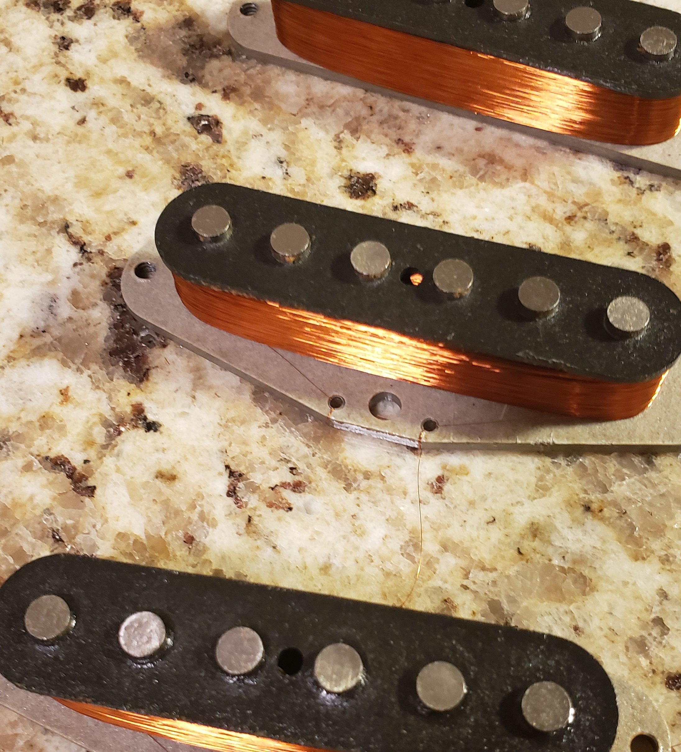 Custom winding strat pickups